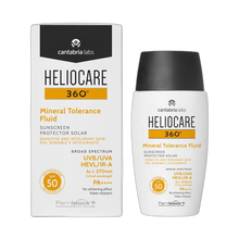 Cargar imagen en el visor de la galería, Heliocare 360 Mineral Tolerance Fluid SPF 50 Protector Solar Mineral 50 ml
