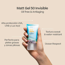Cargar imagen en el visor de la galería, MATT GEL SPF50 INVISIBLE SENSILIS