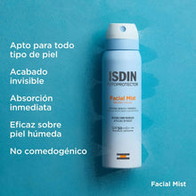 Cargar imagen en el visor de la galería, FOTOPROTECTOR FACIAL MIST BRUMA SPF 50 ISDIN
